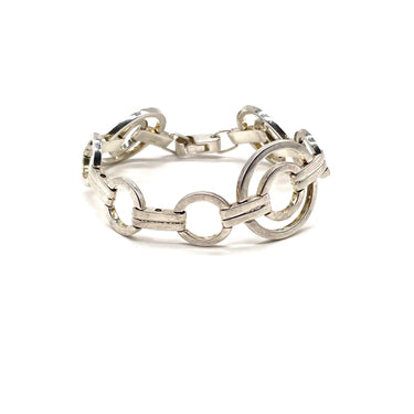 Modern Open Work Multi Circle Bracelet