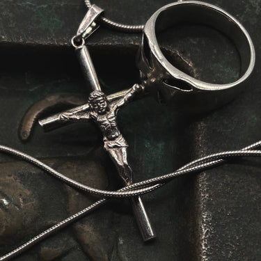 Modern Crucifix Necklace
