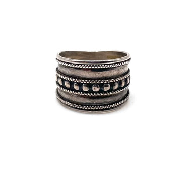 Oxidized Pebbled Cigar Band