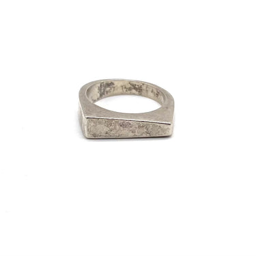 Modern Slanted Band Ring