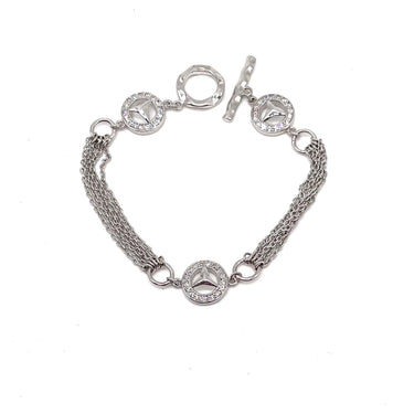 C Z Mercedes Benz Bracelet