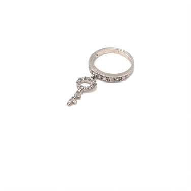 C Z Dangled Key Ring