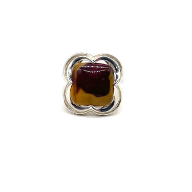 Clover Agate Ring