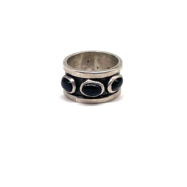 Modern Triple Onyx Cigar Band