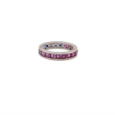 Wrap Around Multi Stone Stackable Ring