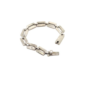 Open Work Modern Rectangular Link Bracelet