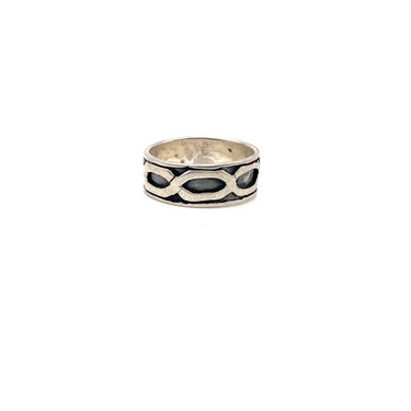Enameled Chain Link Ring
