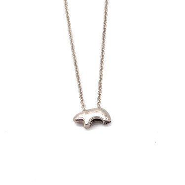 Vintage Bear Pendant Necklace