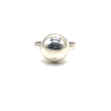Modern Orbed Dome Ring