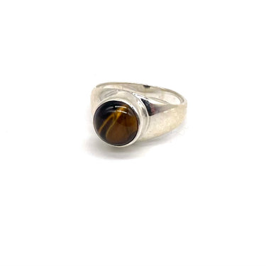 Circle Tiger’s Eye Ring