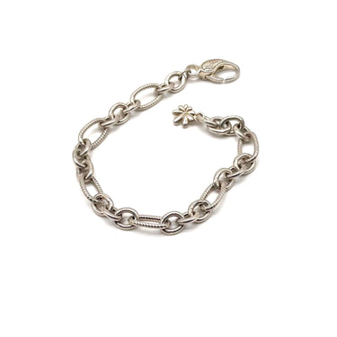 Modern Roped Cable Link Bracelet