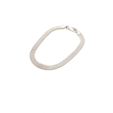 Layered Pebbled Link Bracelet