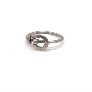 Petite Looped Orb Ring