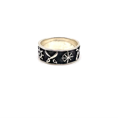 Pirate Symbolism Band Ring
