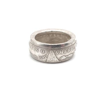 Vintage Silver Dollar Custom Wrap Around Band Ring