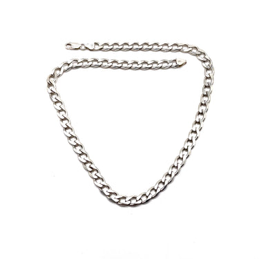 ITALY Stamped Cuban Link Chain Necklace