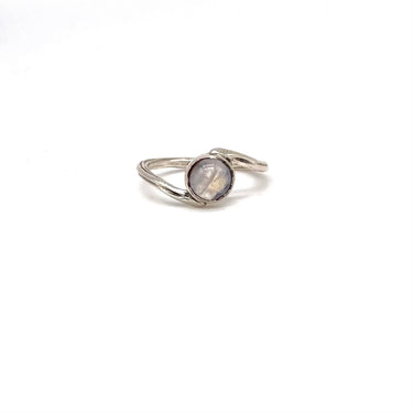 Modern Bezal Set Moonstone Ring