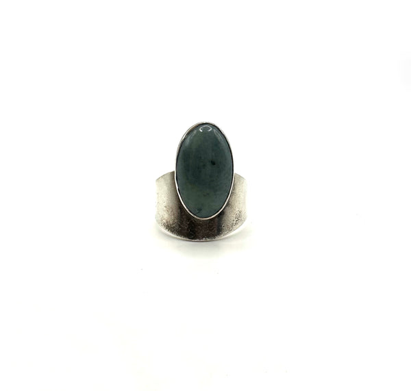 Green Aventurine Statement Ring