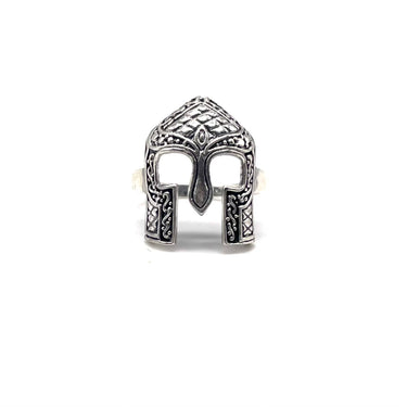 Open Work Gladiator Mask Ring