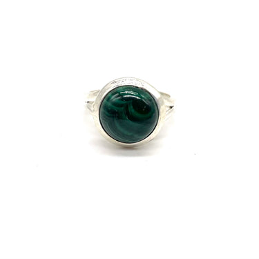 Circle Malachite Ring