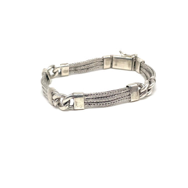 Multi Link Franco & Cuban 
Bracelet