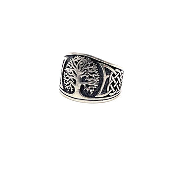Celtic Knot Tree Of Life Ring