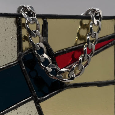 ITALY Stamped Cuban Link Statement Bracelet