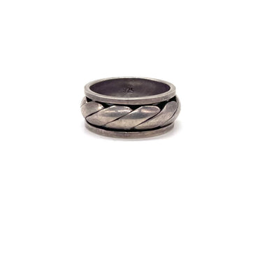 Braided Spinner Band Ring