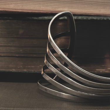 Modern Open Work Layered Cuff Bracelet