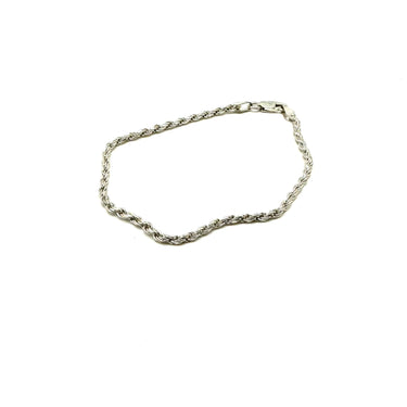 ITALY Stamped Rope Link Bracelet