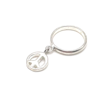 Peace Charm Ring