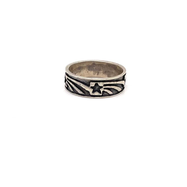 Enameled Shooting Star Band