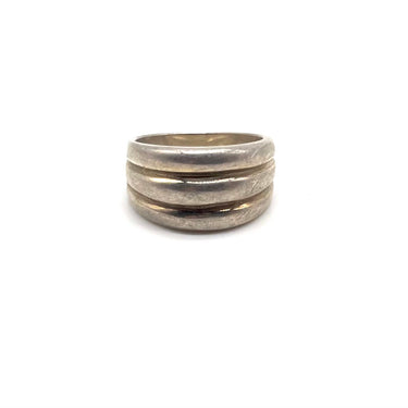 Modern Oxidized Triple Stacked Ring