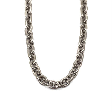 ITALY Stamped Cable Link Statement Chain Necklace