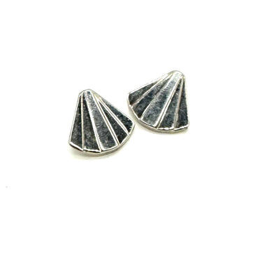 Shell Stud Statement Earrings