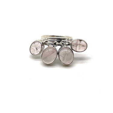 Multi Rose Quartz Ring