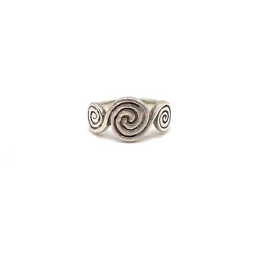 Triple Swirled Ring