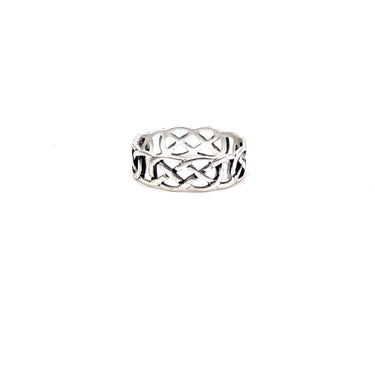 Modern Celtic Knot Band Ring