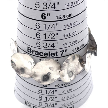 Hand Hammered Magnetic Statement Bracelet