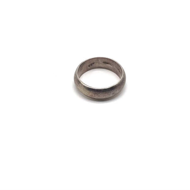 MEXICO Stamped Oxidized Round Stackable Band Ring