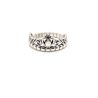 Detailed Tiara Crown Ring