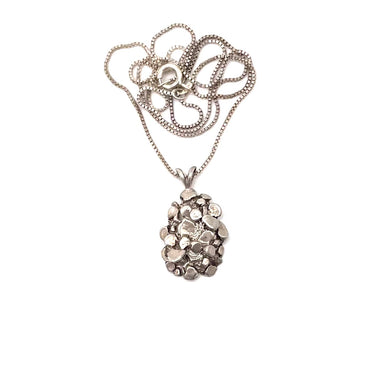 Brutalist Nugget Pendant Necklace