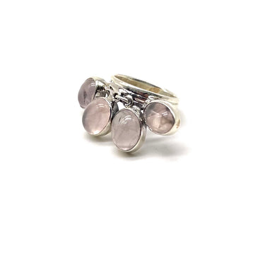 Multi Rose Quartz Ring