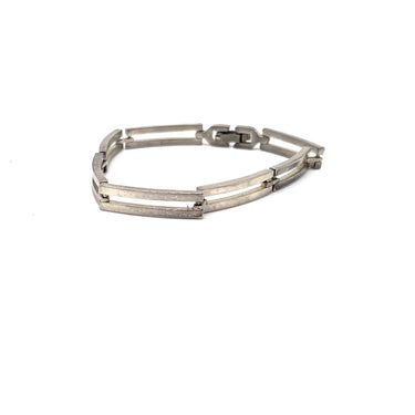 Modern Panel Link Bracelet