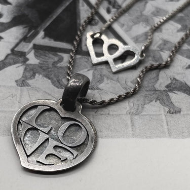 Interlocked Double Heart Necklace