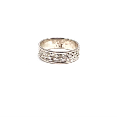 Modern Weaved Band Ring