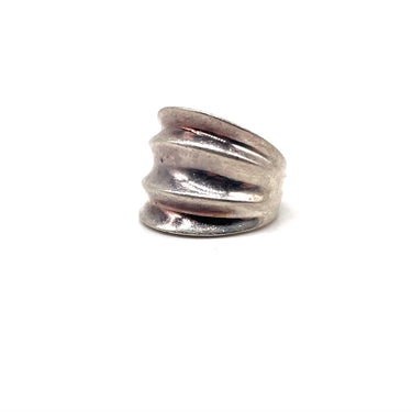 Triple Indented Modern Ring