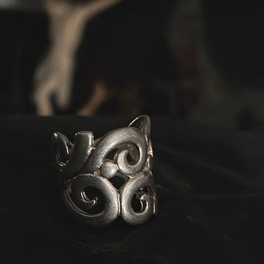 Ornate Open Work Filagree Ring