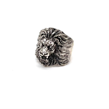 Detailed Lion Ring