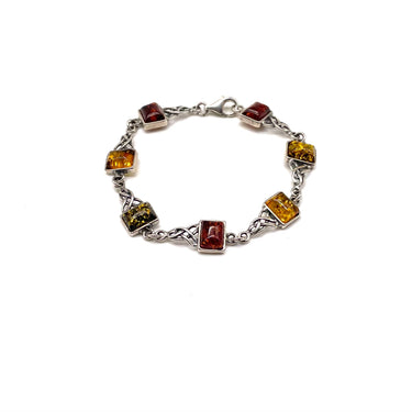 Celtic Link Amber Bracelet